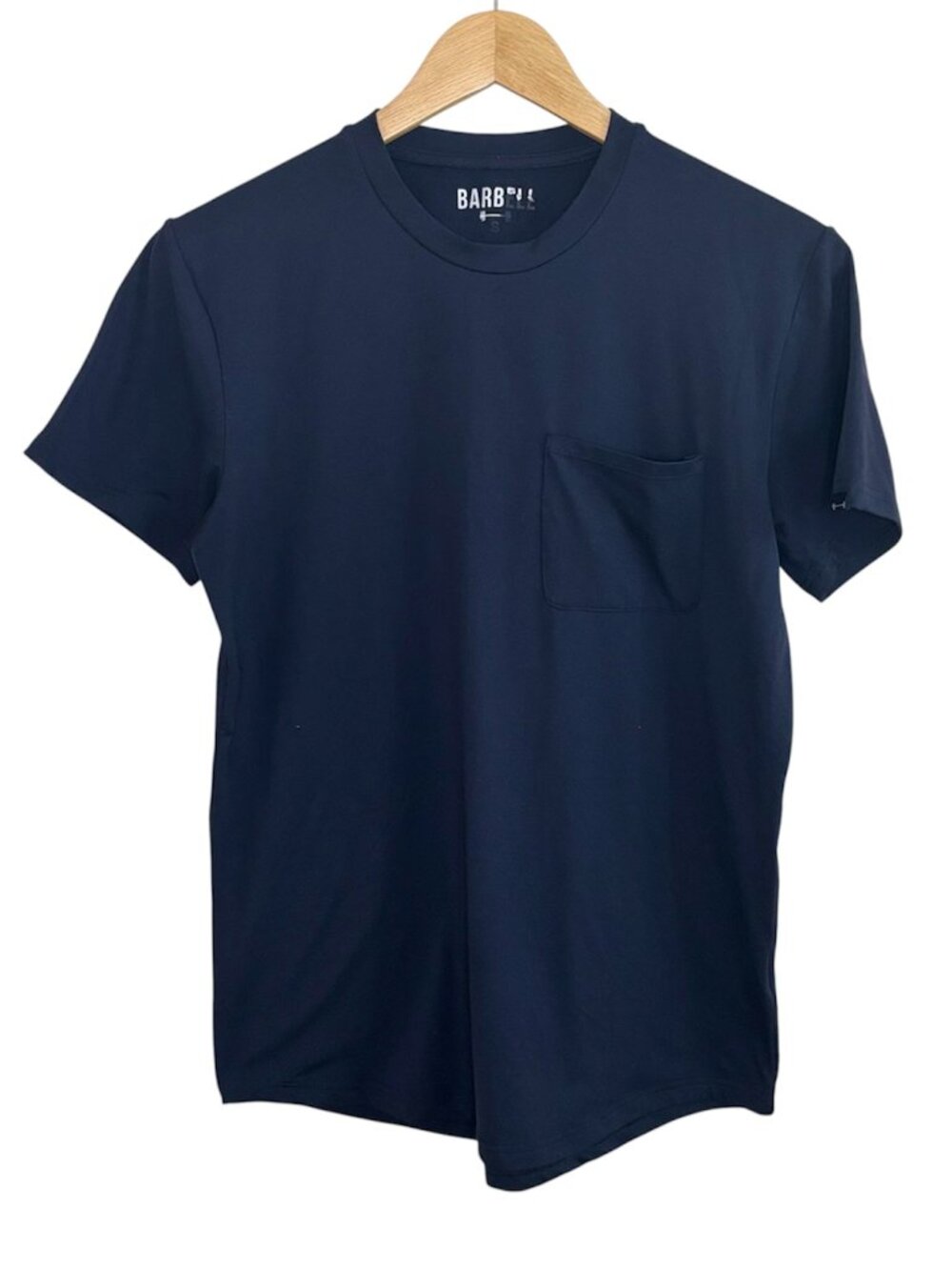 Barbell Pocket Tshirt, Stretch, Men's S